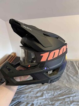 helma 100% Trajecta Helmet W/Fidlock Black + Brýle - 100% - 9