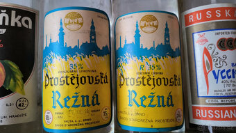 Alkohol - vodka, griotte - starý, historický, retro alk. - 9