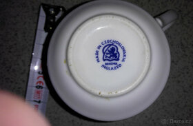 Cibulák talíře  + hrnek, vše porcelánka Dubí - 9