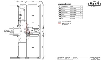 Pronájem bytu 2+1 82 m2 - 9