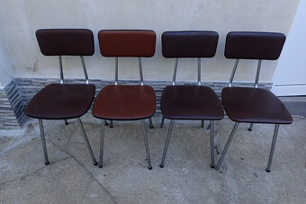 4 x Retro Židle chrom - OPMP Litoměřice - 9