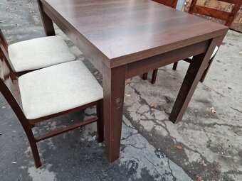 4x jídelní set+4x Židle 70x120 výška 77 cm - 9