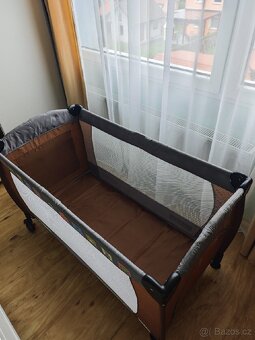 CARETERO CESTOVNÍ POSTÝLKA OHRÁDKA S PŘISTÝLKOU - 9