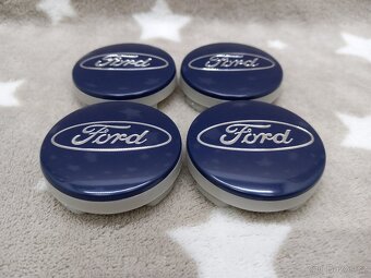Středové krytky Ford, 54x52mm Modrá - 9