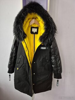 Nová dámská bunda s pravou kožešinou,  velikost S - 9