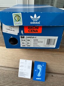 Adidas Campus 31,5 trendy tenisky kožené - 9