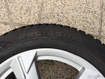 Alu kola Audi A6 5x112 18” 225/55/18 - zimní gumy z r. 2024 - 9
