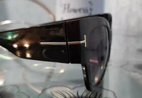 Nové černé dámské sluneční brýle módní plastové - 9