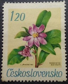 160034776.Predám poštové známky Československa 1967 - Kvety - 9