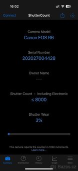 CANON EOS R6 - top stav - 9