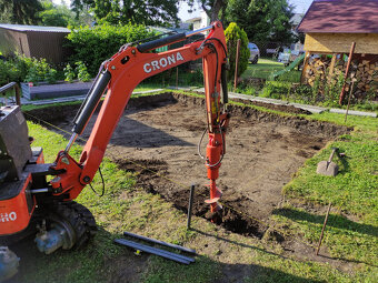 Zemní práce , půjčovna strojů,Práce minibagrem Zemní a výkop - 9