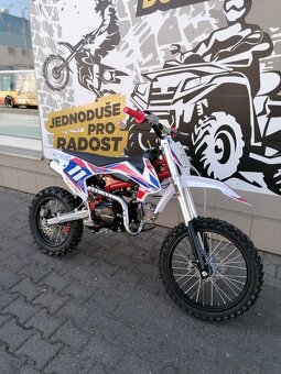 Pitbike Shark 125ccm 17x14 červená - 9
