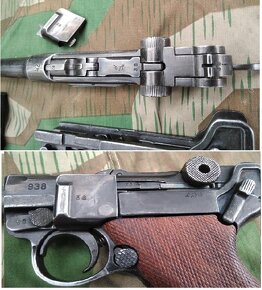 Parabellum Luger P08 Parabela Mauser byf 42 Wehrmacht WH SS - 9
