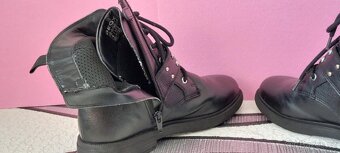 SKVĚLÉ KOTNÍKOVÉ BOTY - STYL MARTENSKY - GEOX - vel. 37 - 9