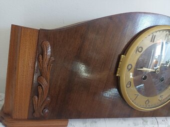 Starožitný krbové stolní hodiny Německo - 9