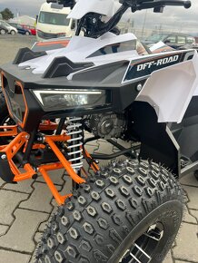 Dětská čtyřkolka FUN 125cc 3G8 - bílo oranžová - 9