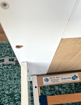 Kvalitní dětská postýlka PAIDI 70×140 cm + matrace,rošt atd. - 9