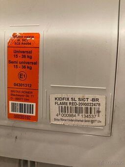 Autosedačka Römer Britax - 9