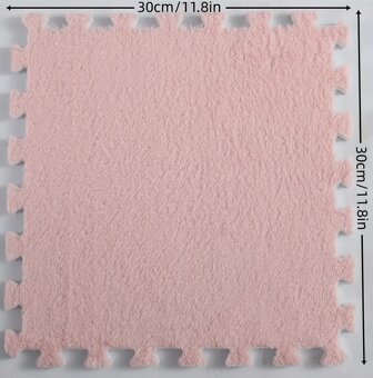 Pěnové puzzle s chlupatým povrchem (2 typy) - 9