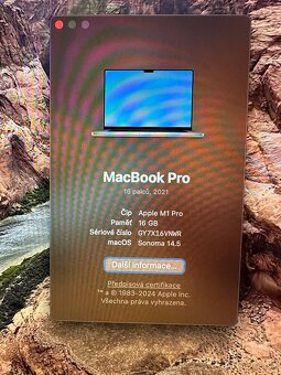 MacBook Pro 16” M1 Pro (2021) s příslušenstvím - 9