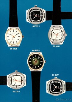 Československé mechanické vintage retro hodinky PRIM Malé Te - 9