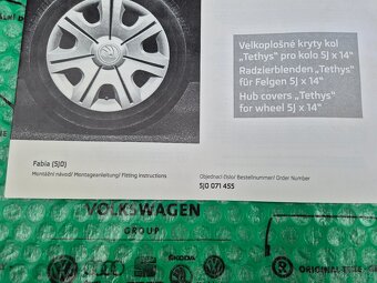 14" kryty kol (poklice) TETHYS Škoda Fabia II (5J) , Roomst - 9