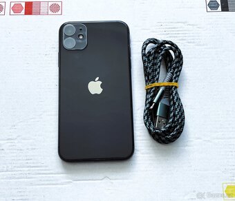 📱 iPhone 11 Black 64GB – top stav, nová baterie 🖤 - 9