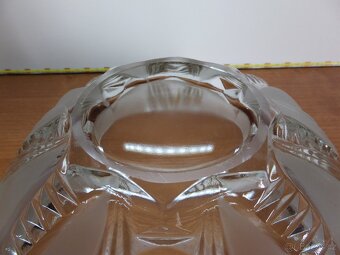 Bohemia Glass luxusní křišťálová mísa, brus dna. - 9