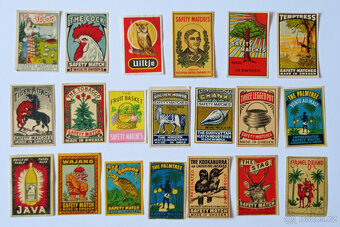 Sbírka 425 zápalkových nálepek Švédsko - 9