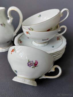 Nádherný porcelánový čajový set Bohemia Porcelán Bianca - 9