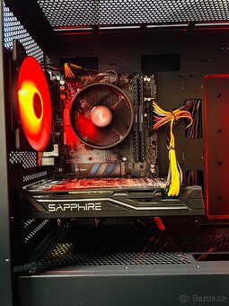 Herní pc Ryzen, 16GB DDR4, 500GB SSD+HDD, RX 470 4GB Win 11 - 9