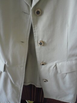 Prodám:dámský nepoužitý denim béžový kostým se sukní,780 Kč - 9