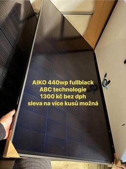 Zbytky solárních panelů po realizacích Leapton, AIKO, topco - 9