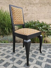 Starožitné pružinové zámecké židle - 9