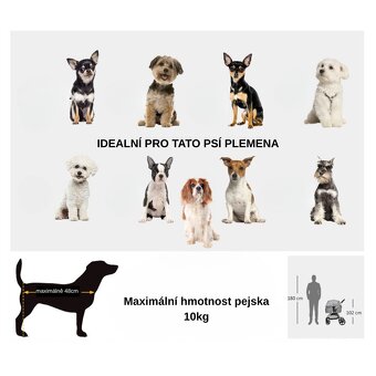 Nádherný kočárek pro pejska - 9