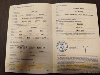 Prodám loď Relax 500 s výbavou, rok 2021, top stav - 9