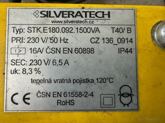 Oddělovací transformátor Slilveratech - 9