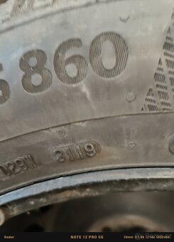 Prodám zimní kola na Volkswagen Caddy 195/65 R15 T - 9