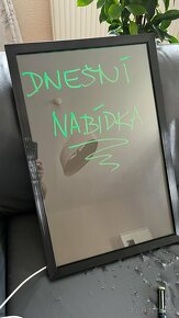 Světelná reklamní LED psací tabule 40x60 cm s DO - 9