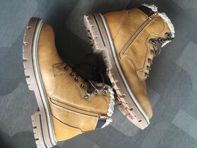 Kotníkové zimní boty s kožíškem na zip - Landrover - 9