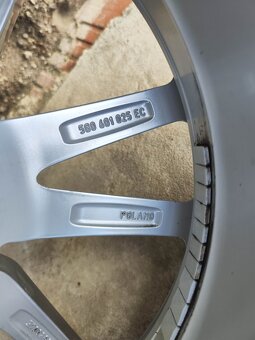18"rezerva kusový alu disk Pretoria 5x112 origo VW Golf 7 R - 9