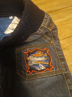 Zimní bunda Lupilu+ džínové kalhoty vel 110/116 - 9