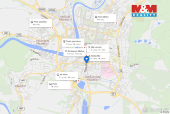 Pronájem kancelářského prostoru, 26 m², Písek, ul. Nádražní - 9