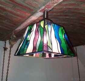 vitrážový lustr KREJZY - 9