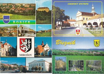 pohlednice, pohledy - znaky měst - 9