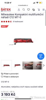 Milwaukee M12 Nový kompaktní Multi Tool na prodej - 9