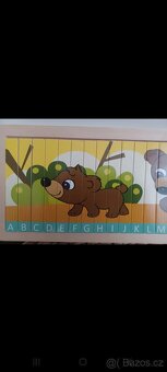 Puzzle a naučné dřevěné hračky - 9