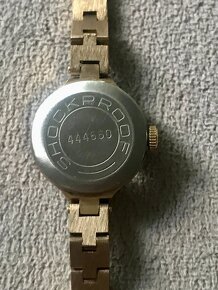 dámské pozlacené hodinky Zaria 17 jewels USSR-funkční - 9