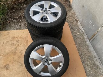 Alu kola 5x112.r17. Zimni pneu,205/50/17.Škoda,Audi,VW,Seat. - 9