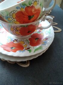 Starožitný porcelánový servis - 9